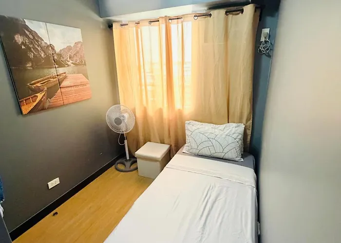 2 Bedroom Near Naia Sm Bf Pool Balcony 6 Guest 마닐라